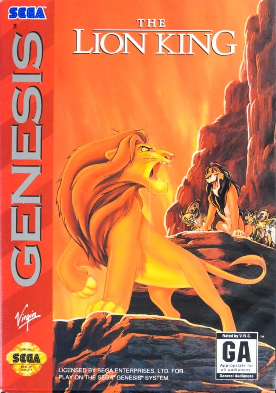 The Lion King - Sega Genesis CIB