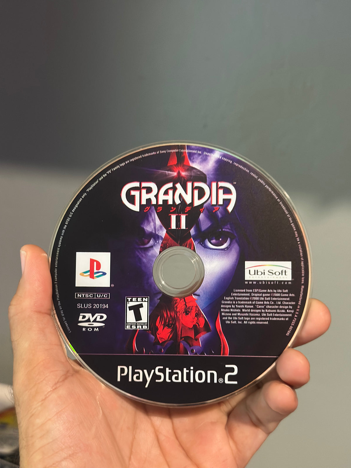 Grandia II 2 (Sony PlayStation 2, 2002) sin manual envío rápido ps2 ps 2 play 2 fast