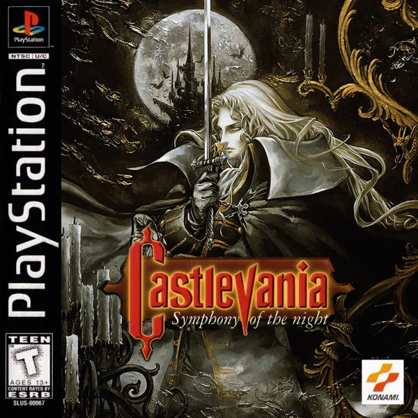 Castlevania Symphony of the Night - Playstation NO MANUAL Greatest Hits