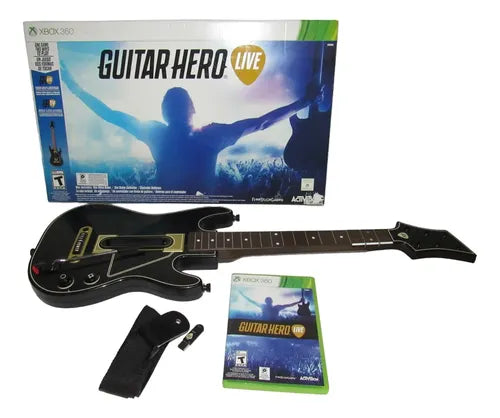 Guitar Hero Live Guitar Bundle – Xbox 360 CIB (Complete in Box)