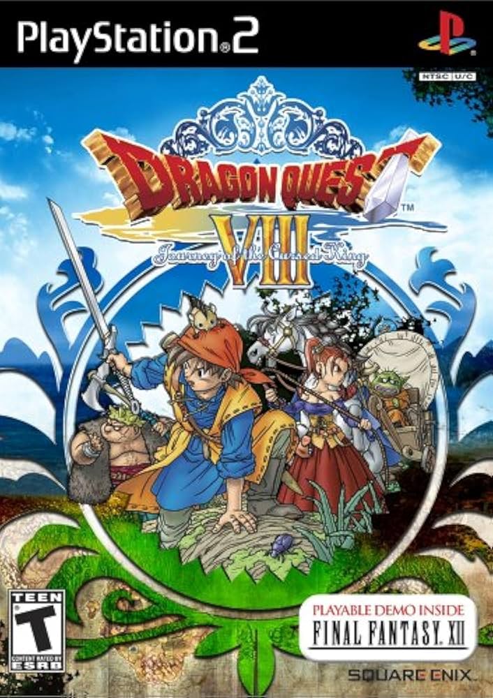 Dragon Quest VIII: Journey of the Cursed King - Playstation 2 LOOSE DISC