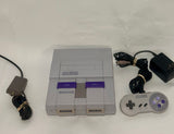 Paquete de trabajo probado para consola SNES original de Super Nintendo con 2 controladores