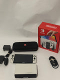 Nintendo Switch OLED Console Bundle – Complete in Box with Carrying Case – Tested