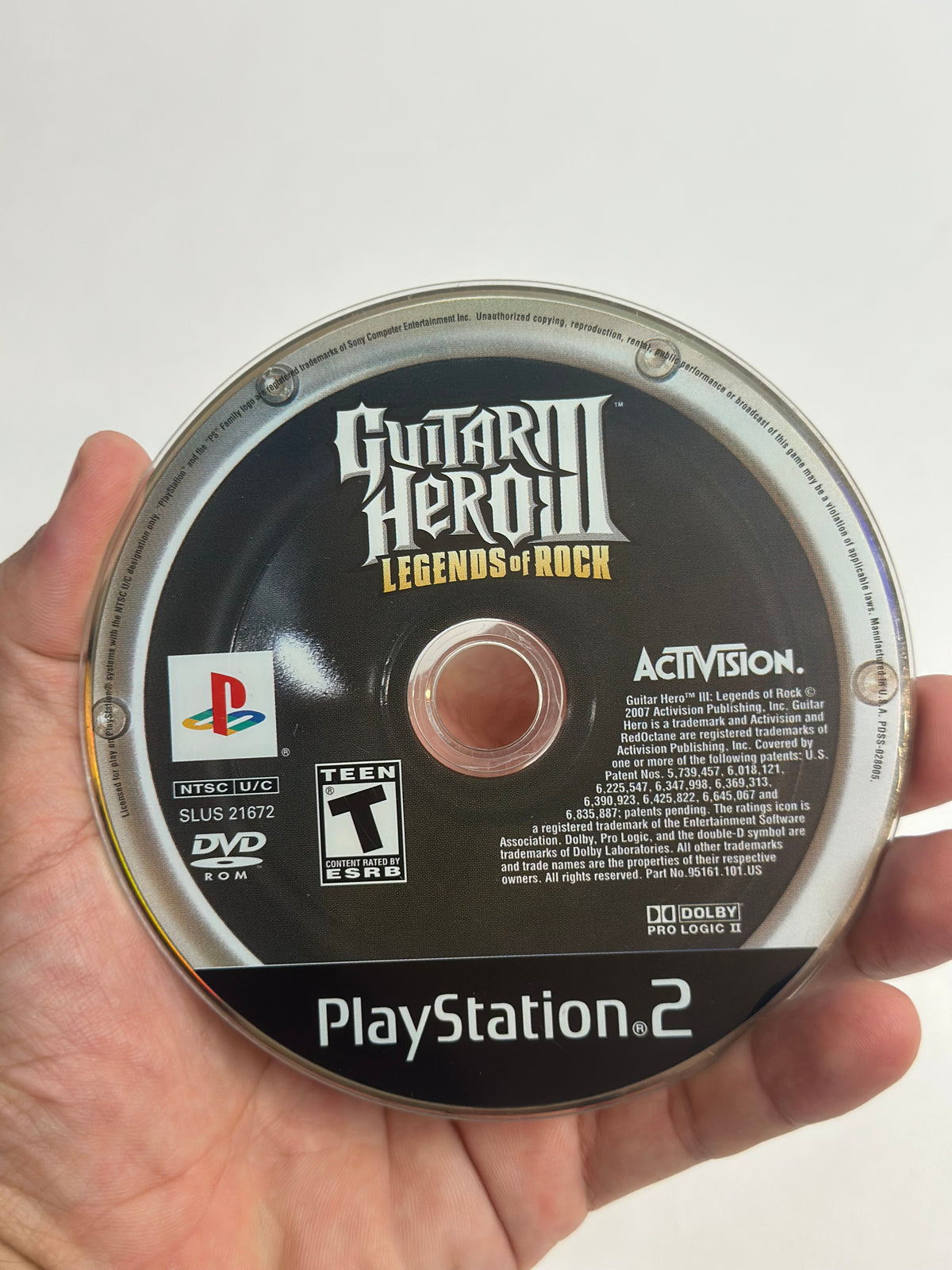 Guitar Hero III: Leyendas del Rock (Sony PlayStation 2, 2008) GH 3 Ps 2 Ps2