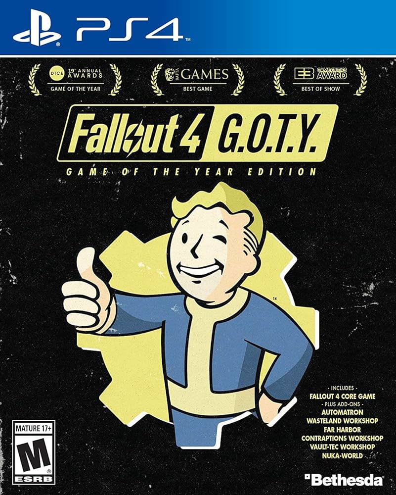 Fallout 4 [Game of the Year] - Playstation 4 (Codes might be used for dlc)