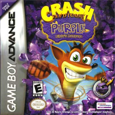 Crash Bandicoot Purple - GameBoy Advance