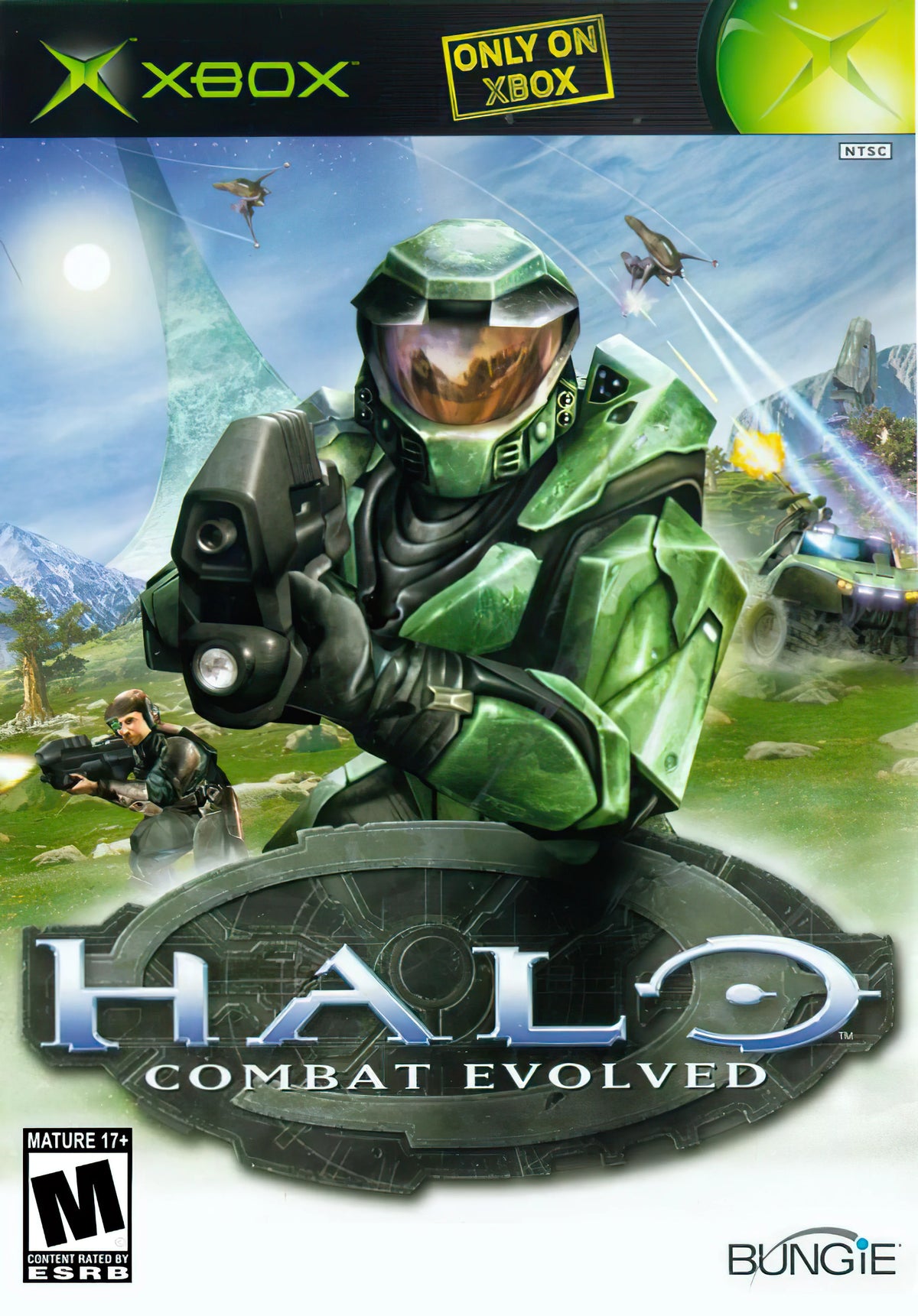 Halo: Combat Evolved (Microsoft Xbox, 2001) Envío rápido CIB Versión no para reventa