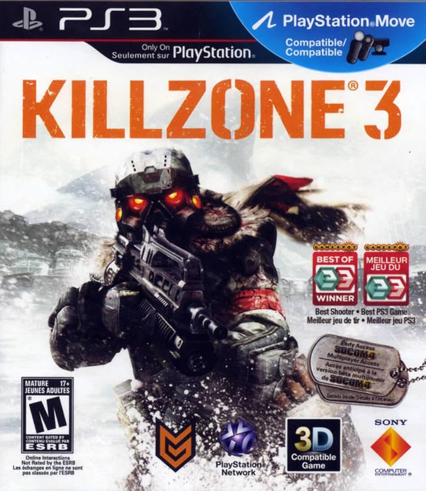 Killzone 3 (Sony PlayStation 3, 2011) Ps3 Ps 3 Play 3 Envío Rápido