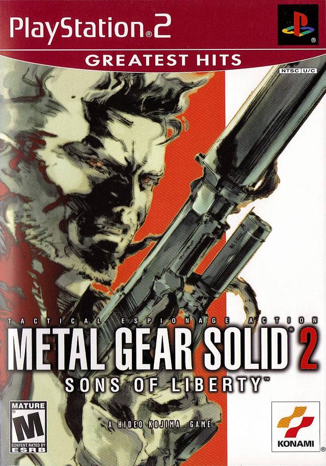 Metal Gear Solid 2 - Playstation 2 LOOSE DISC ESSENTIALS COLLECTION