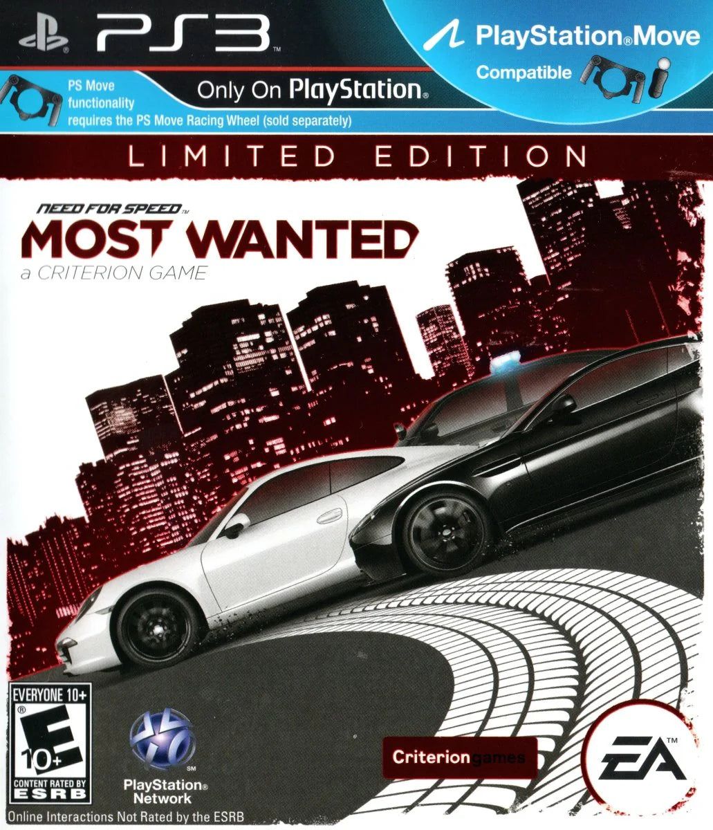 Need for Speed Most Wanted [Limited Edition] - Playstation 3 NO MANUAL