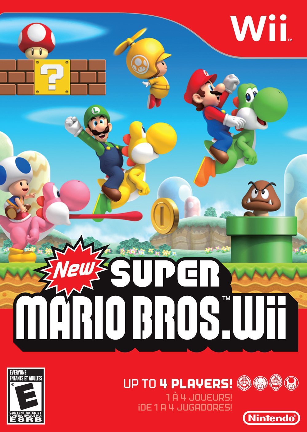 New Super Mario Bros. Wii - Wii NO MANUAL