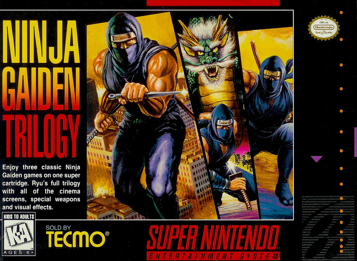 Ninja Gaiden Trilogy – Super Nintendo LOOSE CART