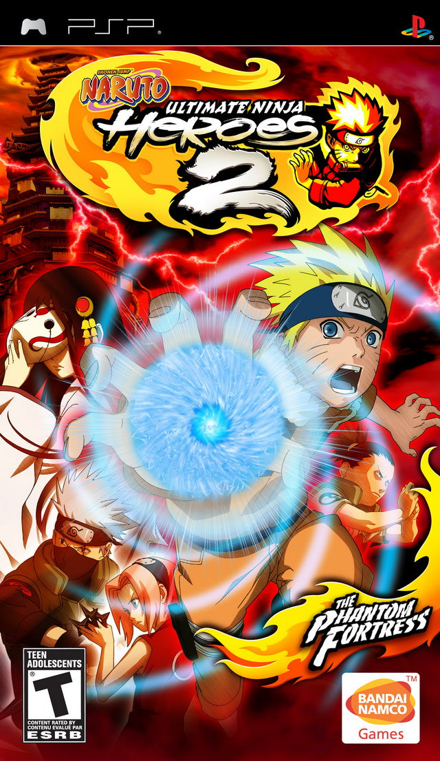 Naruto Ultimate Ninja Heroes 2 The Phantom Fortress - PSP