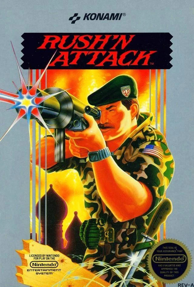Rush'n Attack - NES LOOSE CART