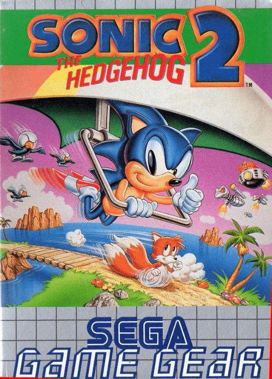 Sonic the Hedgehog 2 - Sega Game Gear LOOSE CART and Manual