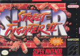 Detalle de la caja Snes de Super Street Fighter II 2 (Super Nintendo Entertainment System)