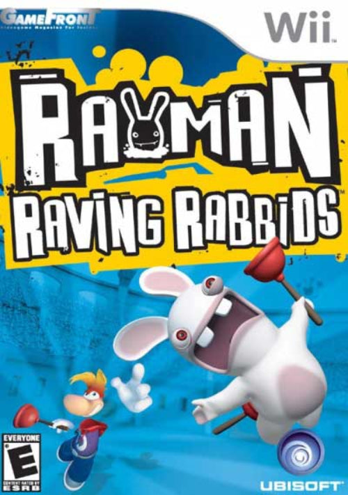 Rayman Raving Rabbids - WII NO MANUAL