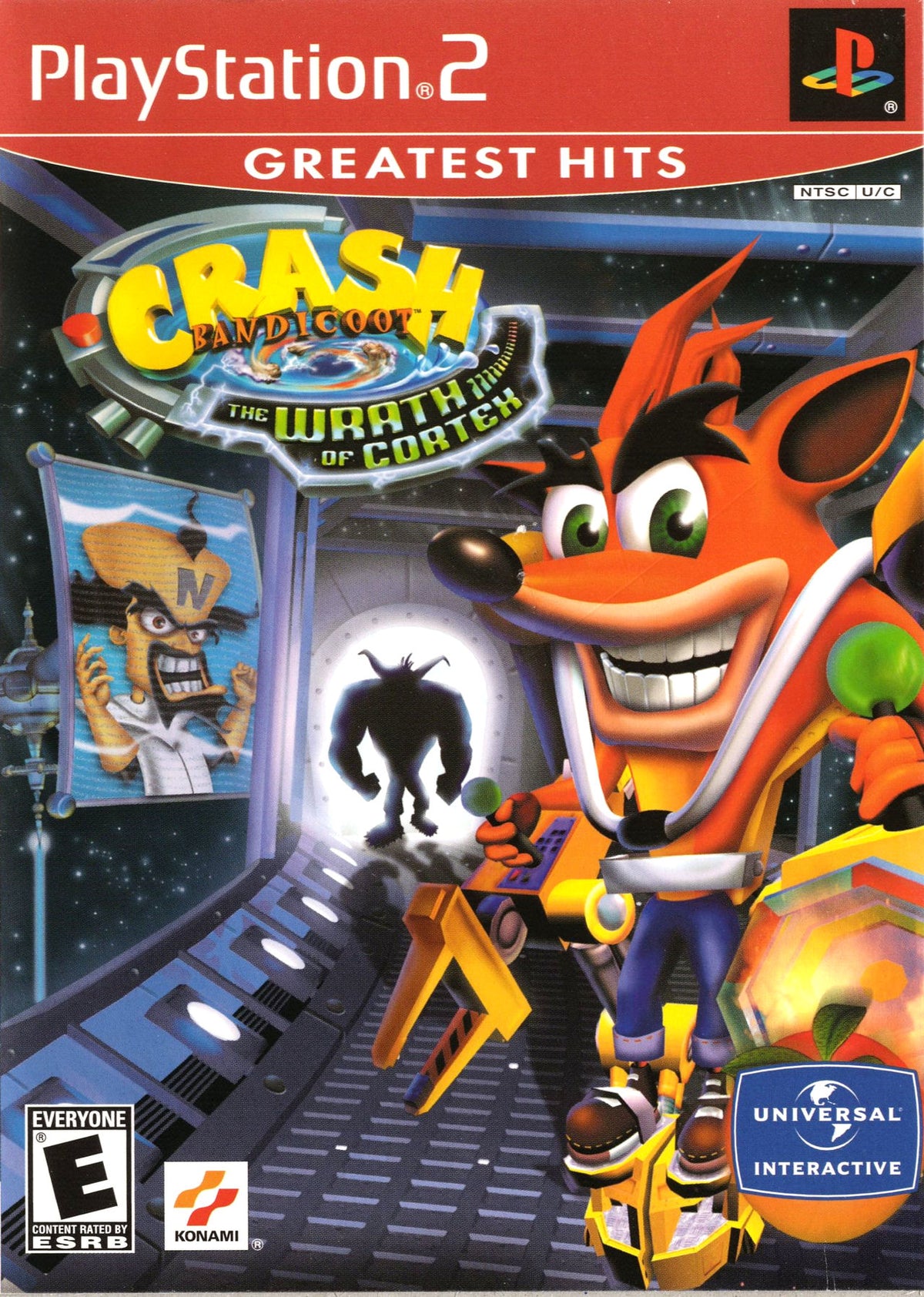 Crash Bandicoot The Wrath of Cortex [Greatest Hits] - Playstation 2 LOOSE DISC