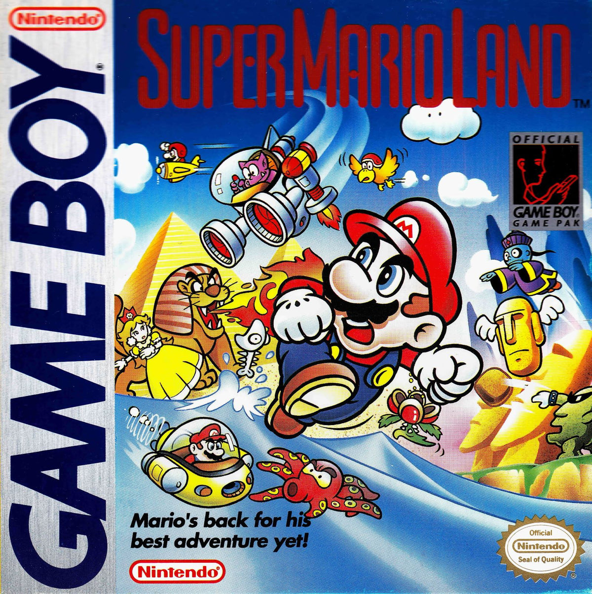 Super Mario Land (Nintendo Game Boy, 1989) Gb Fast Ship Probado