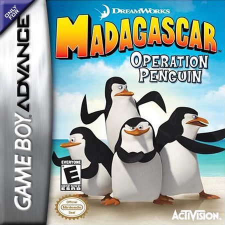 Madagascar Operation Penguin - GameBoy Advance LOOSE CART W MANUAL