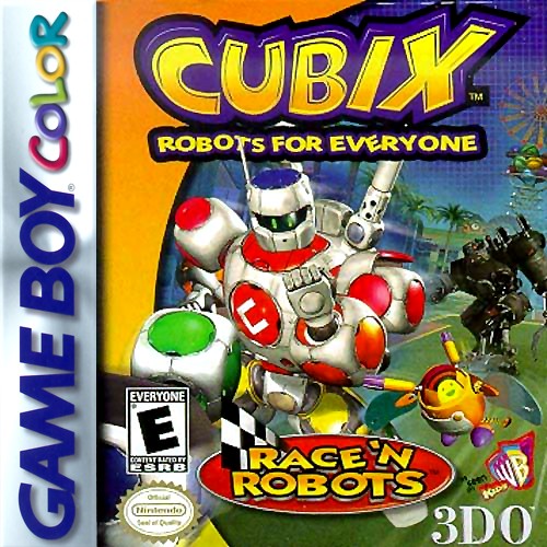 Cubix Robots for Everyone Race N Robots - GameBoy Color LOOSE CART