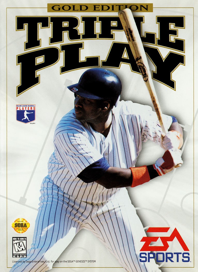 Triple Play Gold - Sega Genesis NO MANUAL