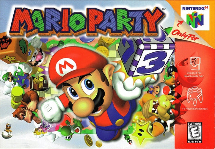 Mario Party - Nintendo 64 LOOSE CART CLEANED AND TESTED