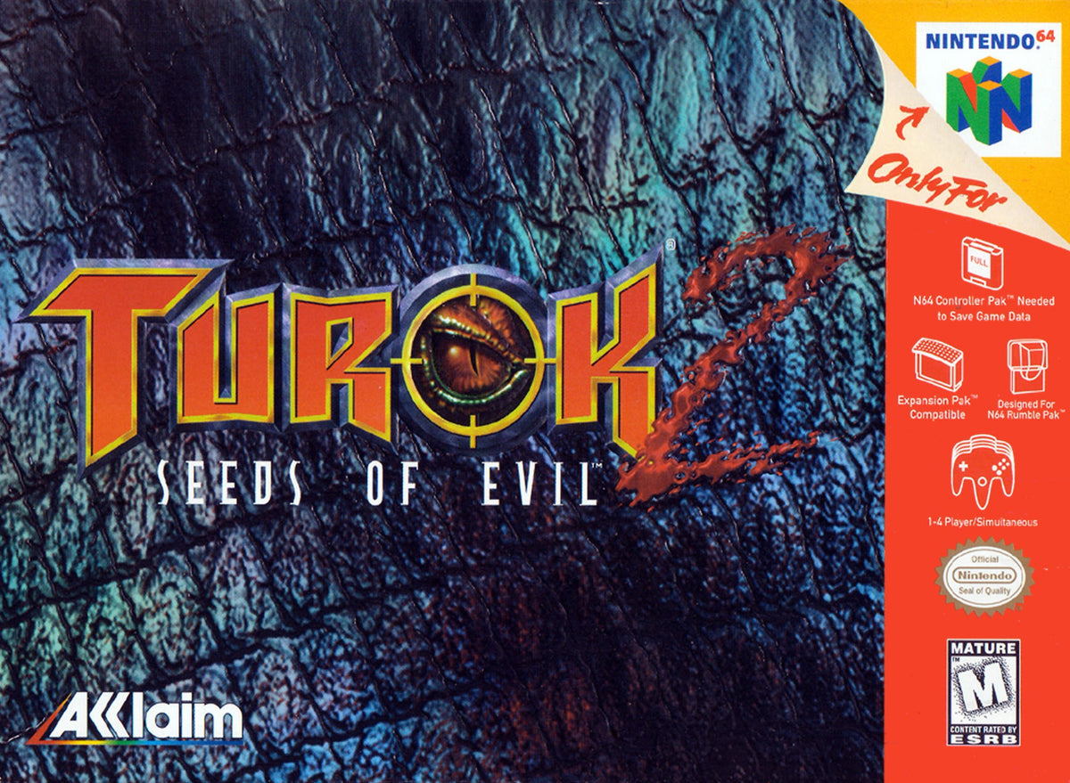 Turok 2 Seeds of Evil (Nintendo 64 N64) - Carro gris Envío rápido