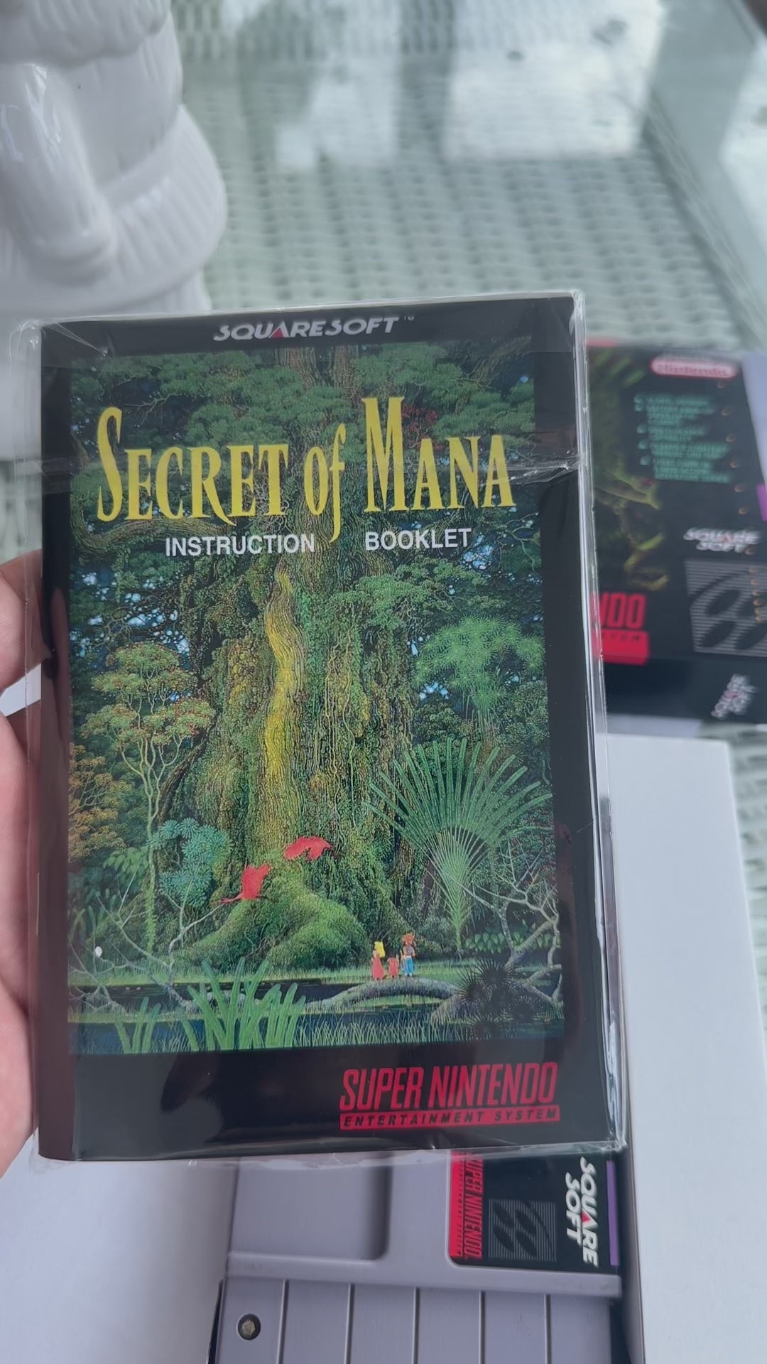 Secret of Mana (Handmade Box, Manual, and Insert)