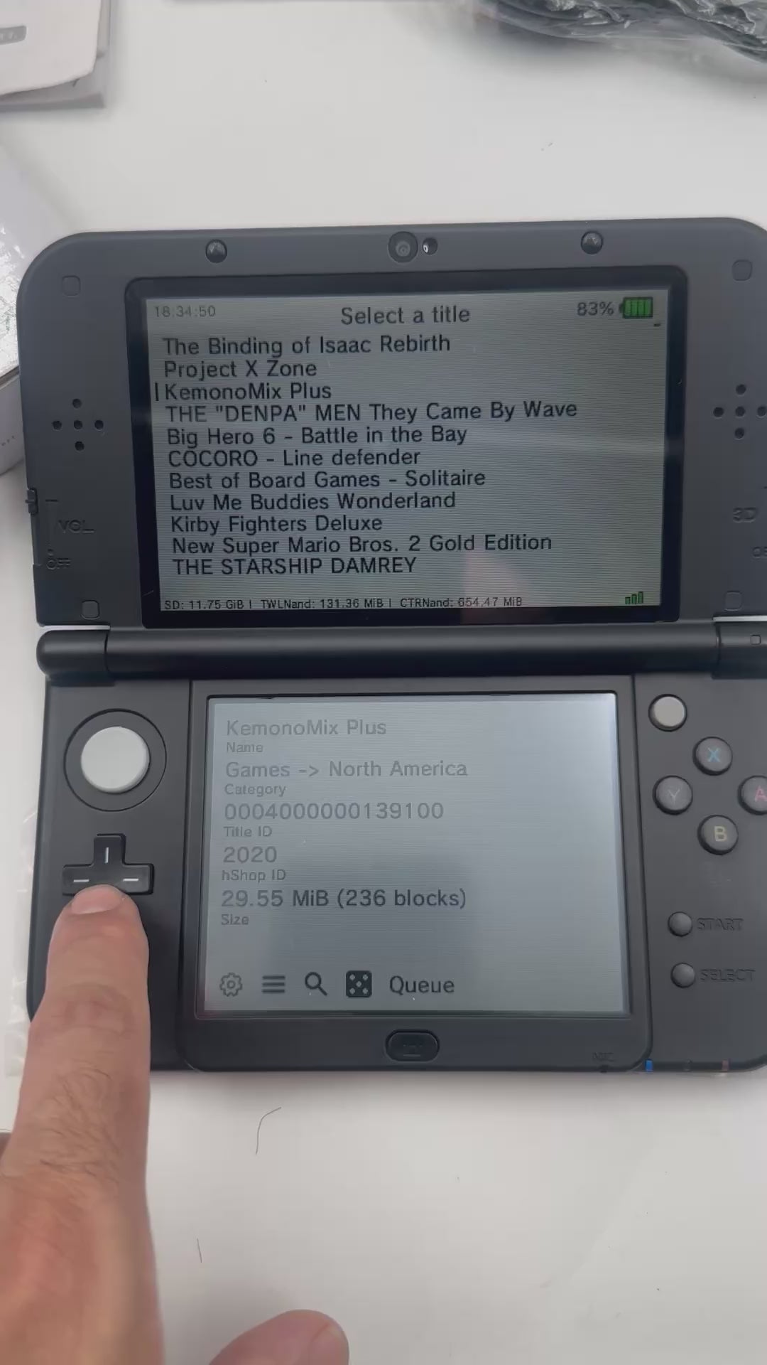 New Nintendo 3DS XL – Sun & Moon Edition (Refurbished) – With Japanese Metallic Black Box & Inserts