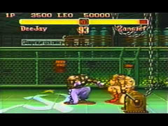 Detalle de la caja Snes de Super Street Fighter II 2 (Super Nintendo Entertainment System)