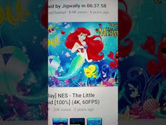 La Sirenita de Disney (Nintendo Entertainment System, 1991) Nes Fast Ship