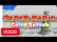 Paper Mario Color Splash - Wii U LOOSE DISC Tested