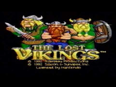 The Lost Vikings - Super Nintendo LOOSE CART Tested and Cleaned