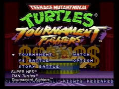 Tortugas Ninja: Torneos de Lucha (Super Nintendo, 1993) Snes