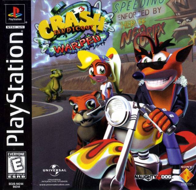 Crash Bandicoot Warped - Playstation [Greatest Hits]