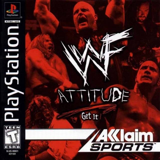 WWF Attitude - Playstation LOOSE DISC
