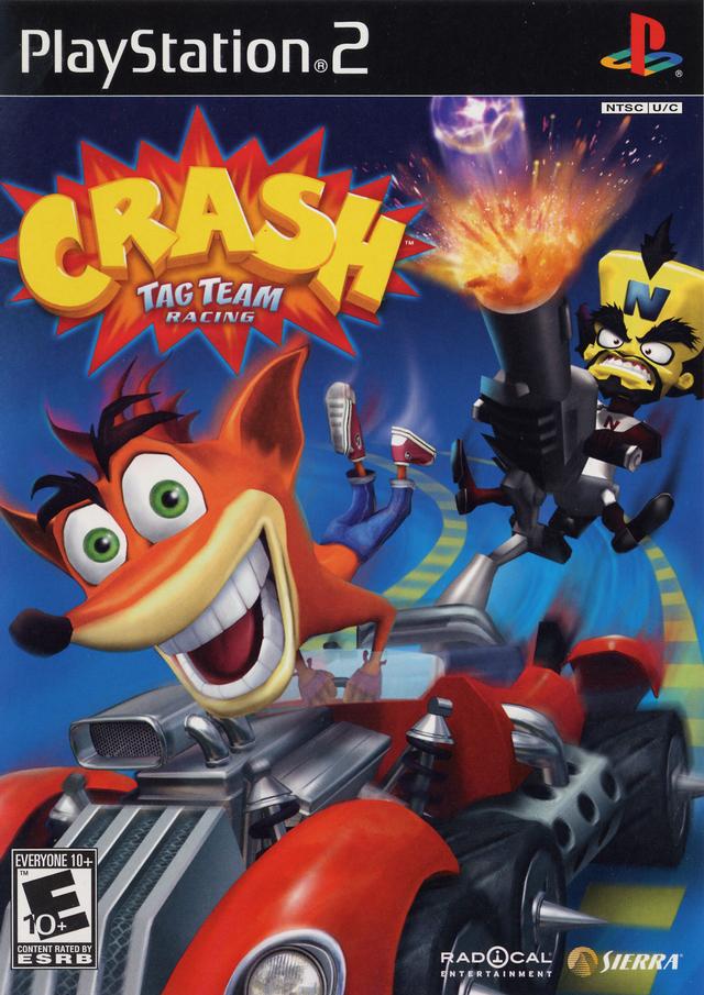 Crash Tag Team Racing - Playstation 2 LOOSE DISC