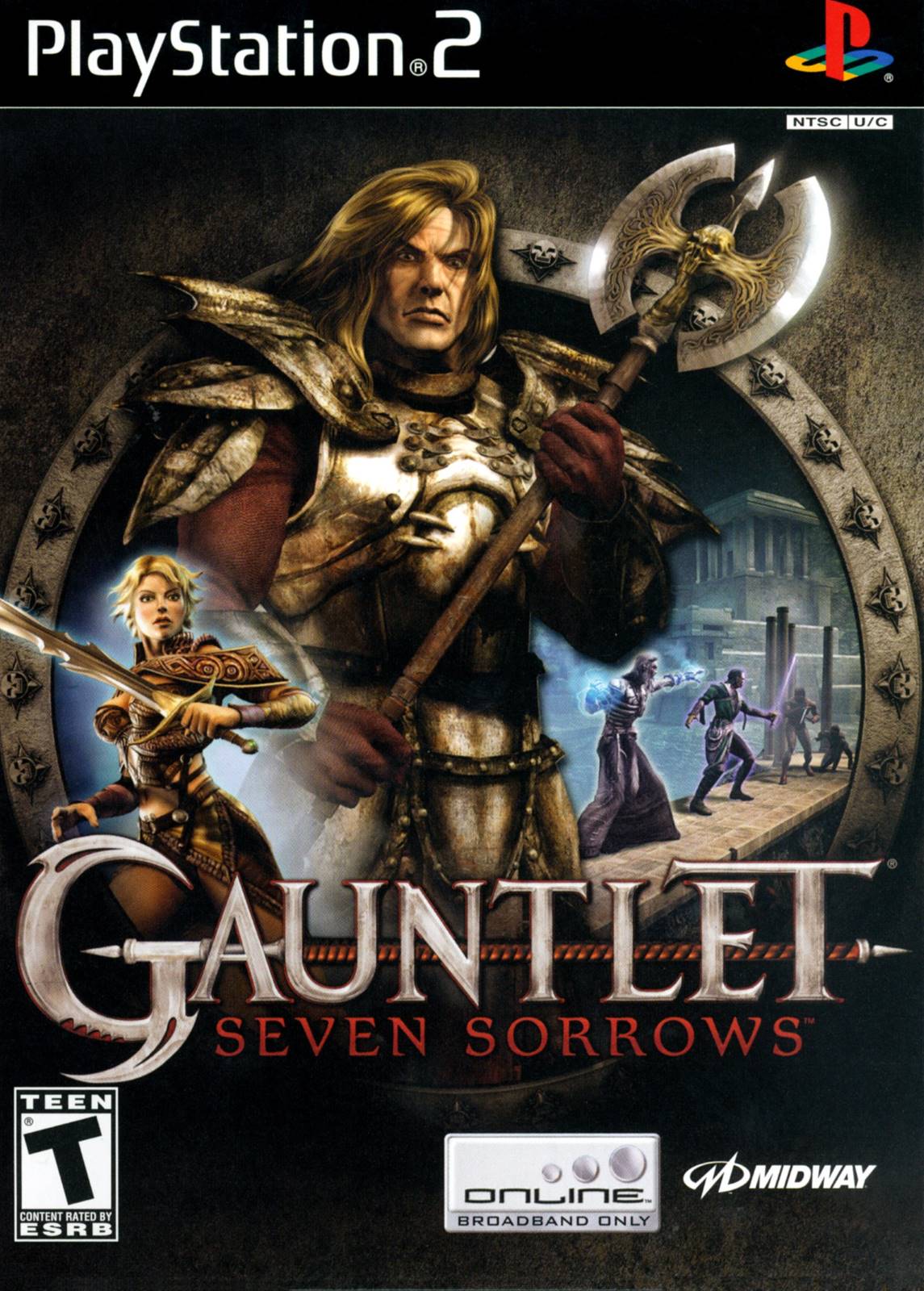 Gauntlet Seven Sorrows - Playstation 2 LOOSE DISC