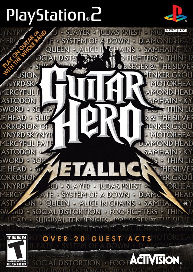 Guitar Hero: Metallica (Sony PlayStation 2, 2009) Sin Manual Ps2 Ps 2
