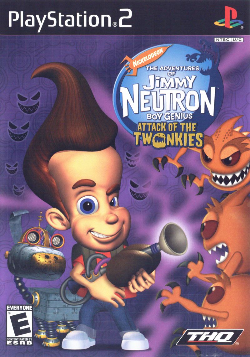 Jimmy Neutron Attack of the Twonkies - Playstation 2 LOOSE DISC