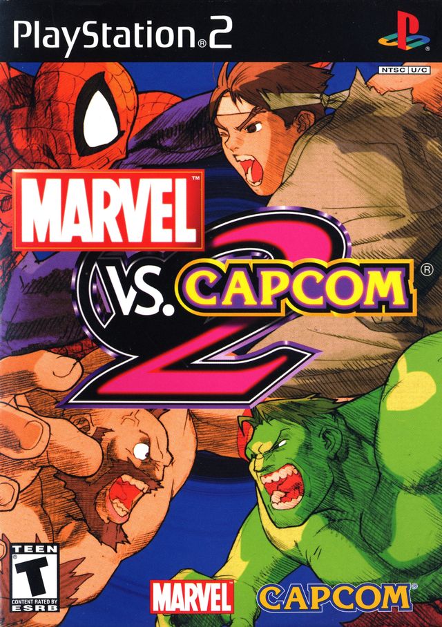 Marvel vs Capcom 2 para PlayStation 2 Ps2 Ps 2 Play 2 Sin manual probado