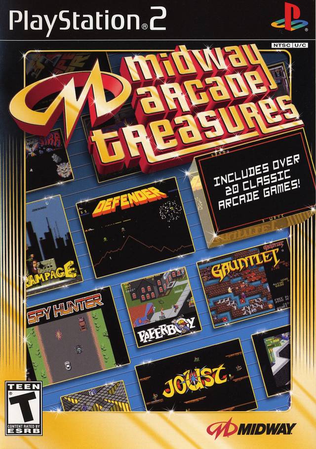 Midway Arcade Treasures - Playstation 2 LOOSE DISC