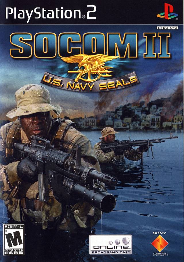 SOCOM II US Navy Seals - Playstation 2 NO MANUAL