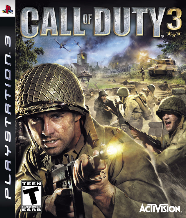 Call of Duty 3 - Playstation 3 LOOSE DISC Playstation Hits
