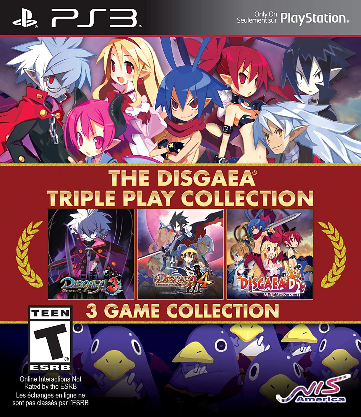 Disgaea Triple Play Collection - Playstation 3 LOOSE DISC