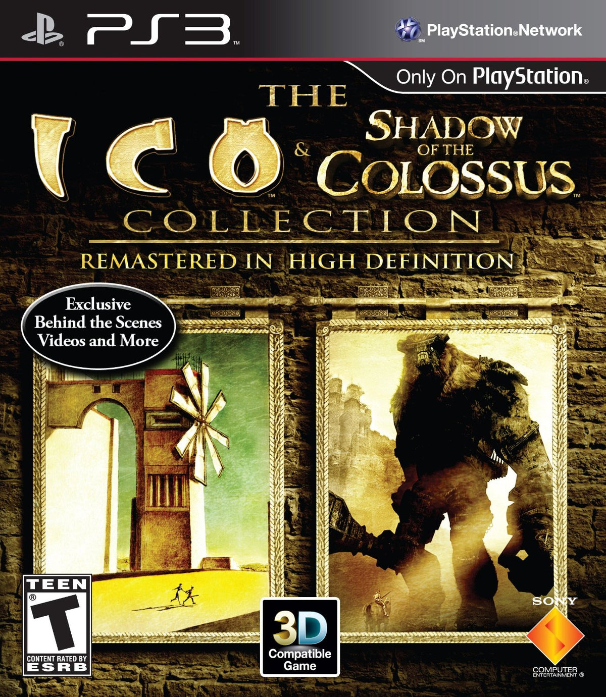 Ico & Shadow of the Colossus Collection - Playstation 3 LOOSE DISC