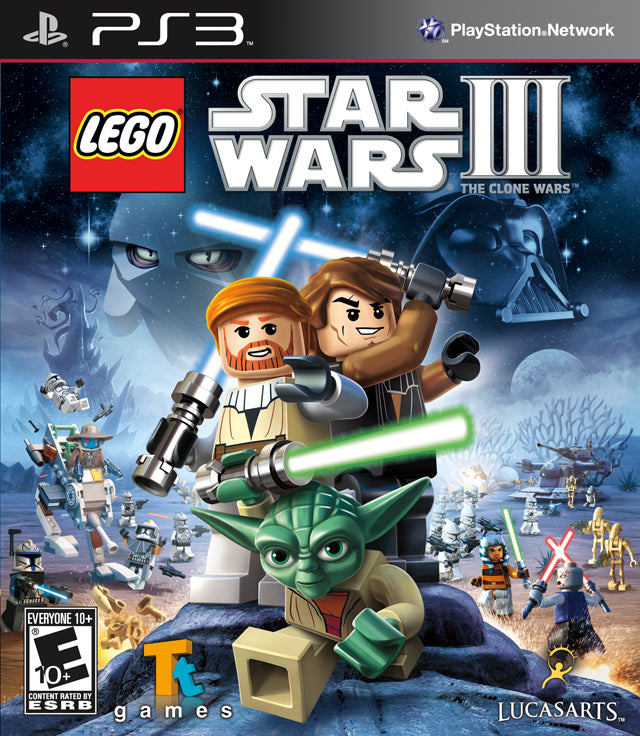 LEGO Star Wars III: The Clone Wars - Playstation 3 NO MANUAL
