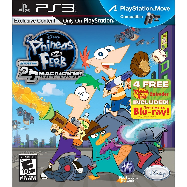Phineas and Ferb: Across the 2nd Dimension – PlayStation 3 – Loose Disc