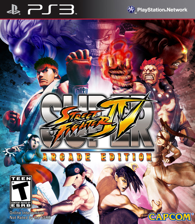 Super Street Fighter IV: Arcade Edition - Playstation 3 LOOSE DISC